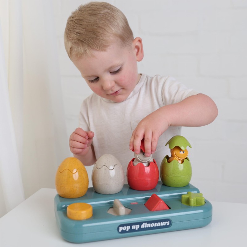 Konsola Pop Up Dinozaury 12m+ TOLO Bio