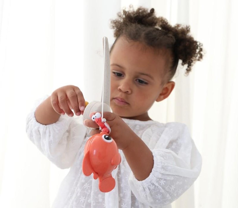 Łowienie rybek zabawka do kąpieli 18m+ TOLO Bio