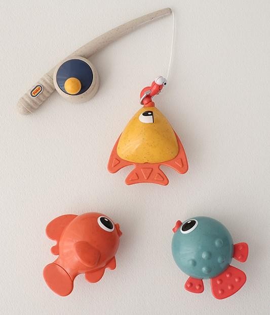 Łowienie rybek zabawka do kąpieli 18m+ TOLO Bio