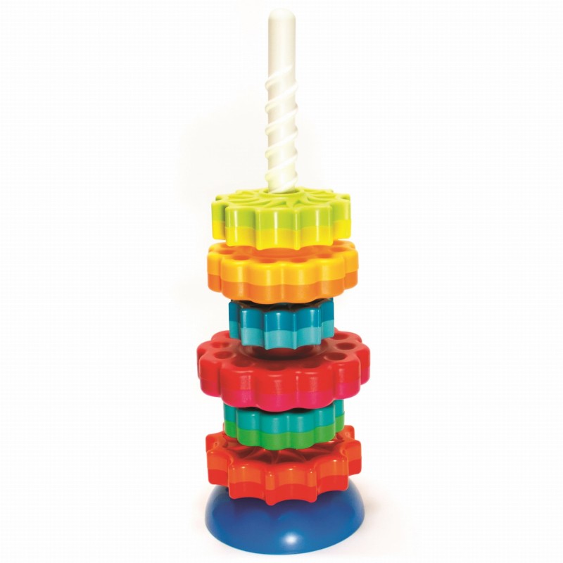 Zakręcona wieża piramida Spin Again Fat Brain Toys