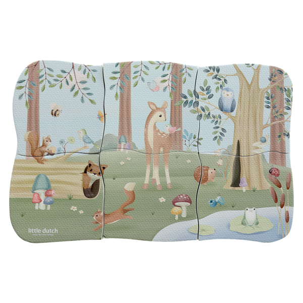 Puzzle do kąpieli Forest Friends Little Dutch