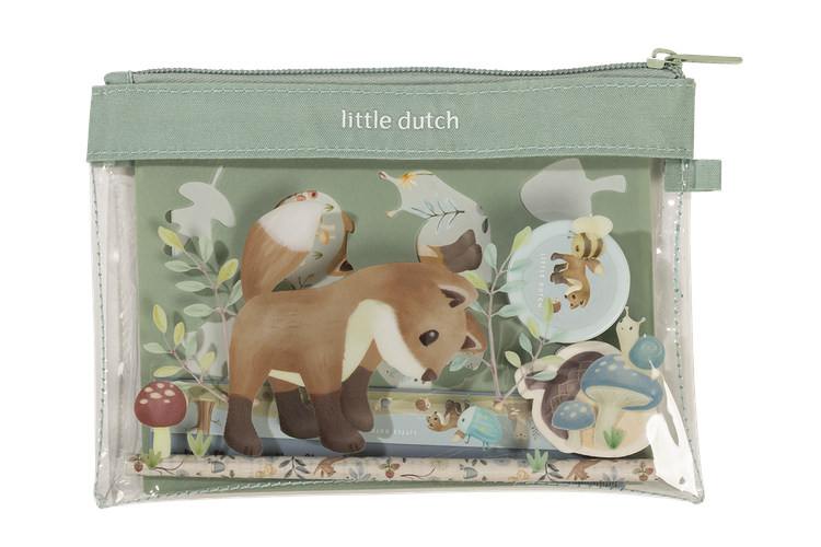 Zestaw artykułów papierniczych Forest Friends Little Dutch