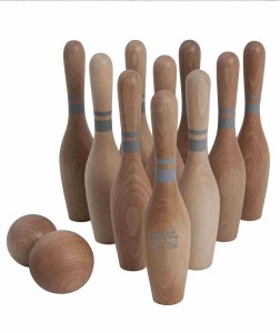 Drewniane Kręgle – Naturalne 10 szt. Wooden Story