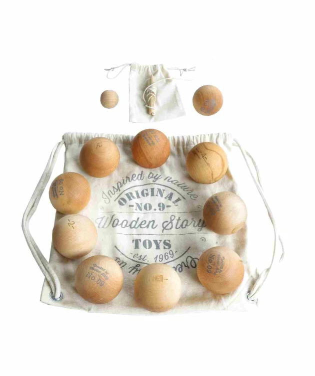 Drewniana Gra Boule Wooden Story