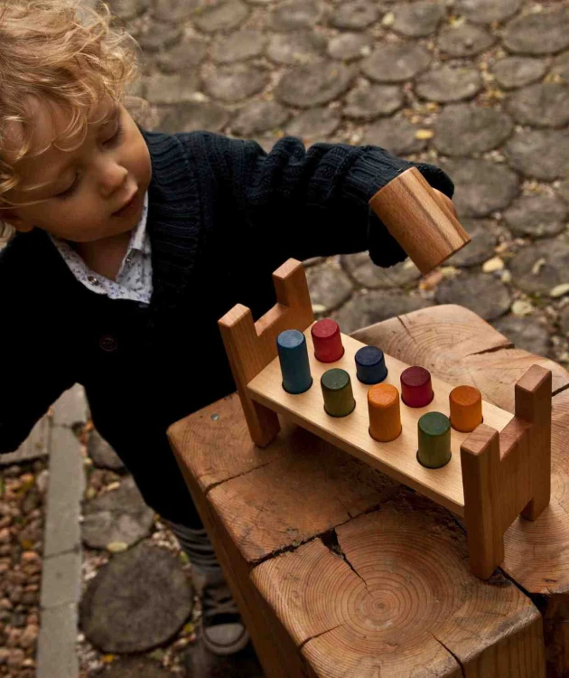 Przebijak Kolorowy Wooden Story