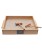 Tacka Montessori z Uchwytem – 1-częściowa z Piaskiem i Akcesoriami Wooden Story