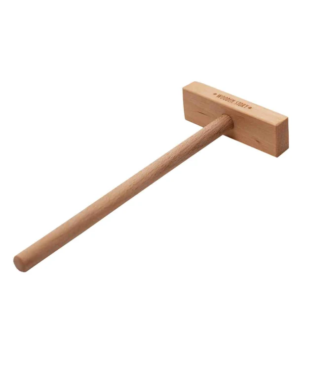 Tacka Montessori z Uchwytem – 1-częściowa z Piaskiem i Akcesoriami Wooden Story
