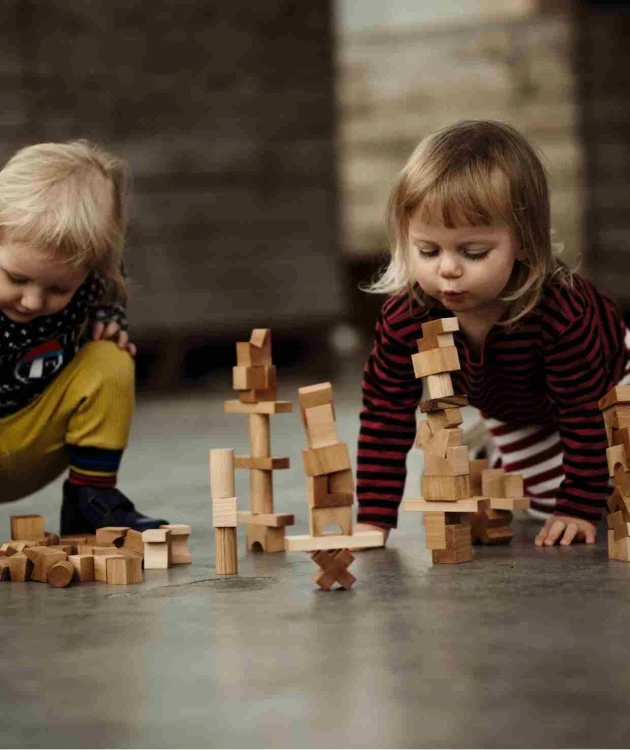 Drewniana Układanka Wieża – Naturalna Wooden Story