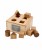 Drewniany Box do Sortowania Kształtów – Naturalny Wooden Story