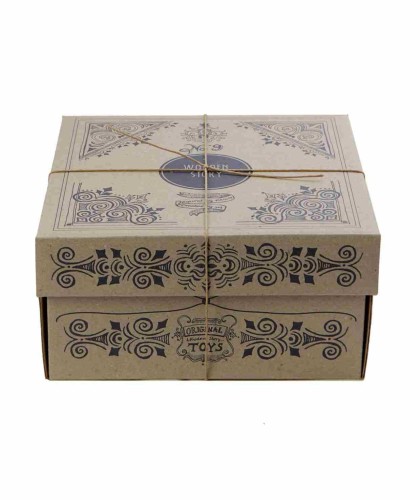 Drewniany Box do Sortowania Kształtów – Naturalny Wooden Story