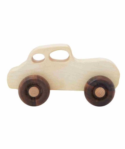 Drewniana Zabawka na Kółkach Auto Retro Wooden Story
