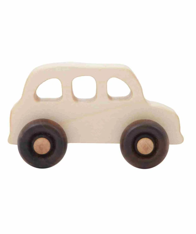 Drewniana Zabawka na Kółkach Auto English Taxi Wooden Story