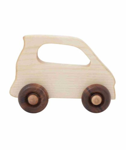 Drewniana Zabawka na Kółkach Auto Electric Wooden Story