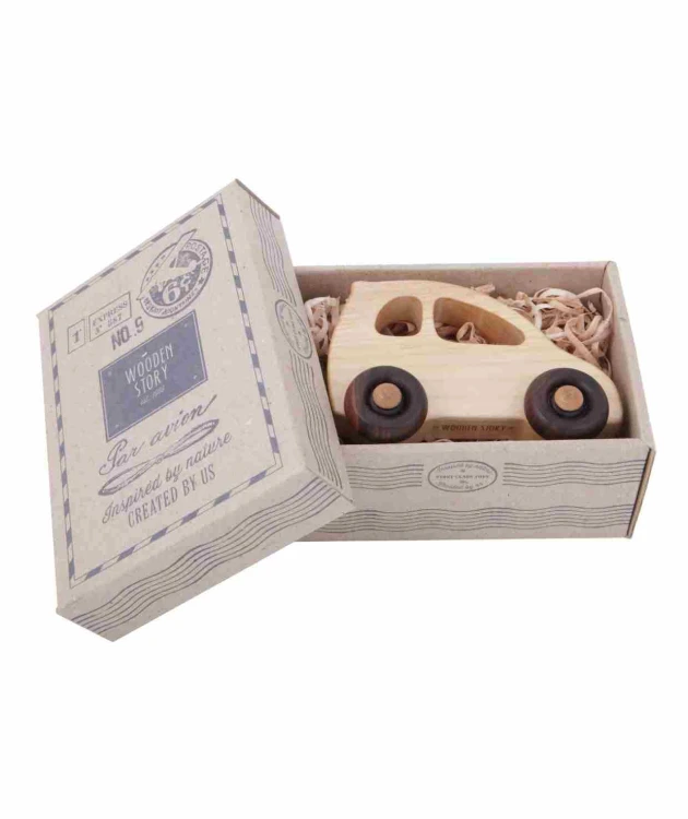 Drewniana Zabawka na Kółkach Auto Eco Wooden Story