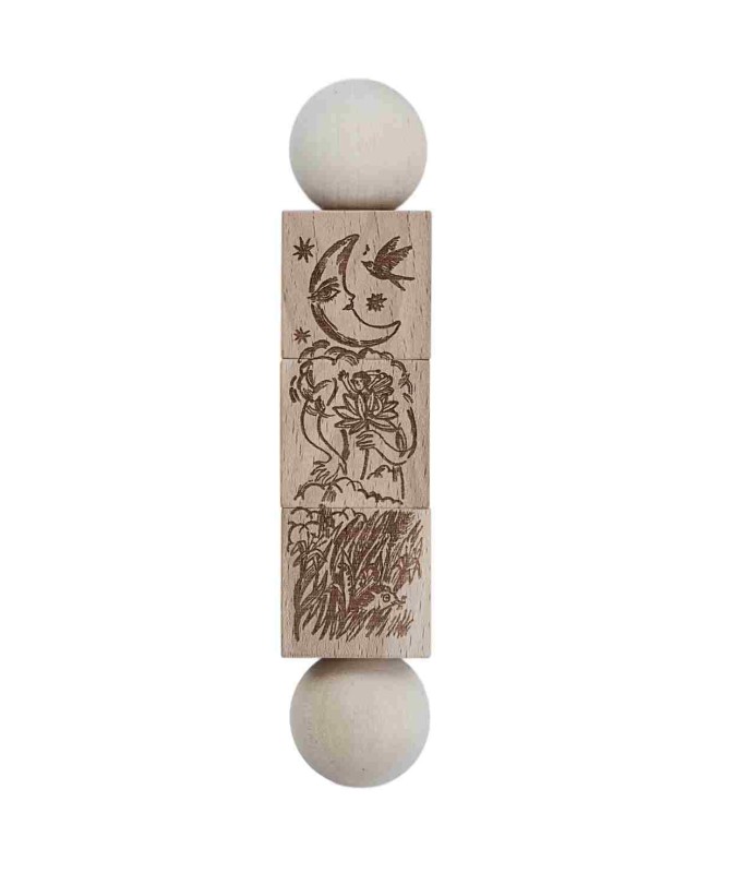 Drewniana Układanka Obracanka Secret Garden – Naturalna Wooden Story