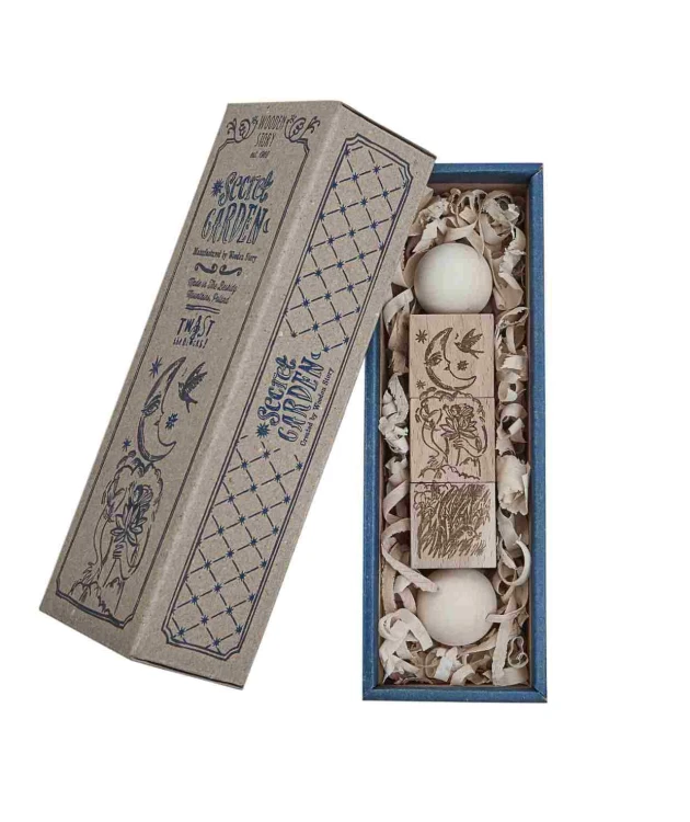 Drewniana Układanka Obracanka Secret Garden – Naturalna Wooden Story