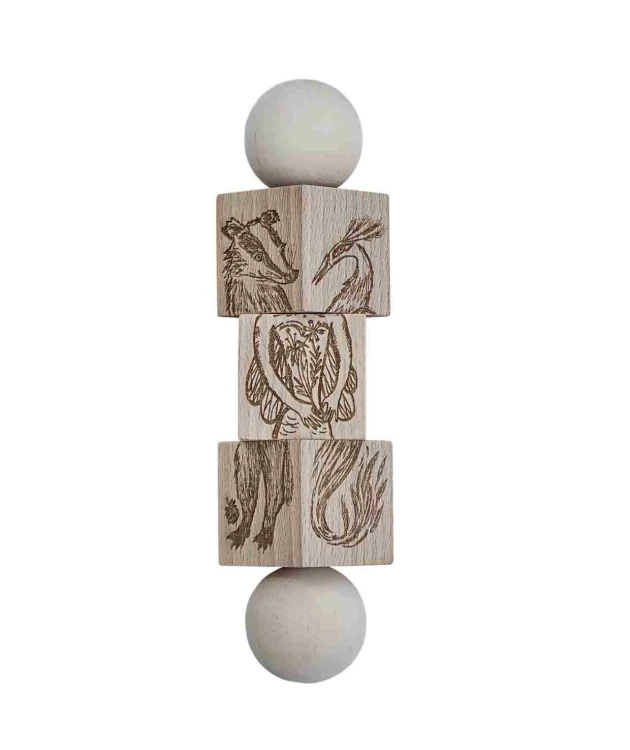 Drewniana Układanka Obracanka Magic Forest – Naturalna Wooden Story