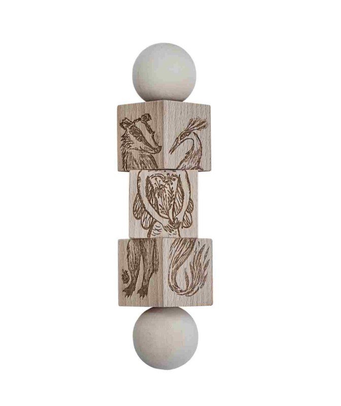 Drewniana Układanka Obracanka Magic Forest – Naturalna Wooden Story