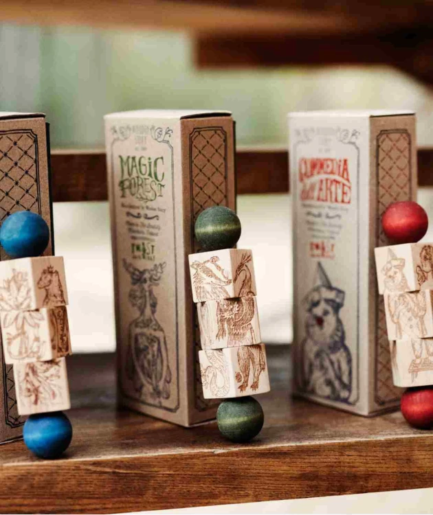 Drewniana Układanka Obracanka Magic Forest – Naturalna Wooden Story