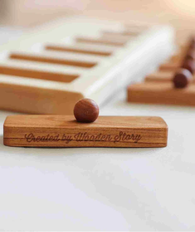 Drewniana Układanka Puzzle Klocki Długie i Krótkie Wooden Story