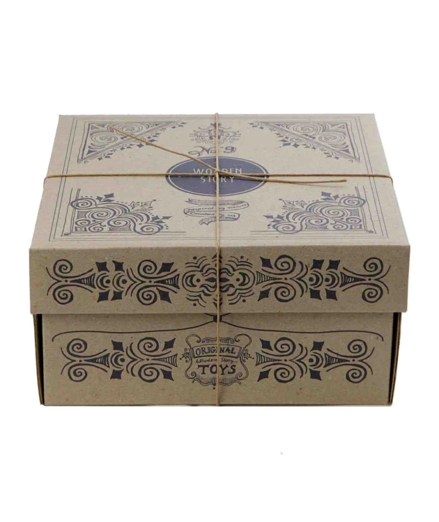 Drewniane Klocki do Sortowania Kształtów – Naturalne XL Wooden Story