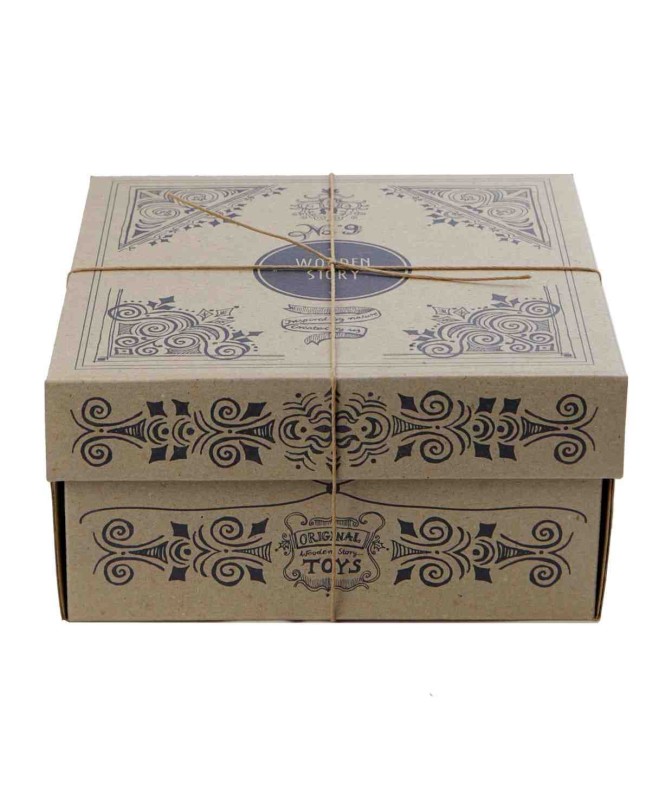 Drewniane Klocki do Sortowania Kształtów – Naturalne XL Wooden Story