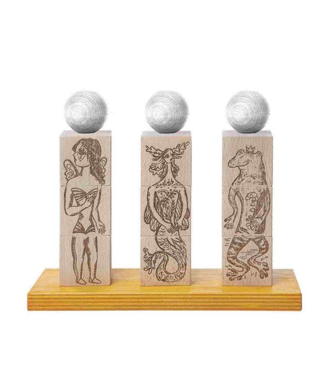 Układanka Obracanka Dreamland – Naturalna Wooden Story