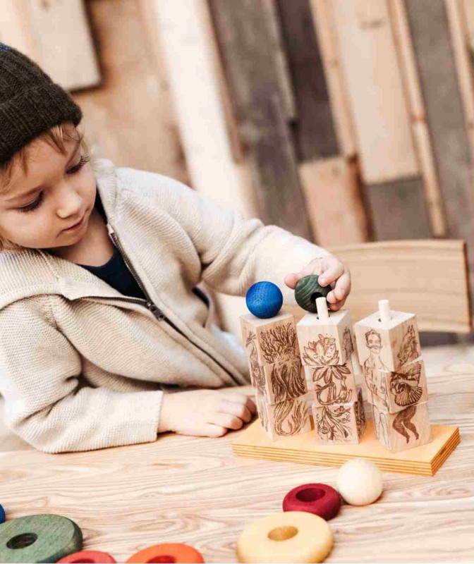 Układanka Obracanka Dreamland – Naturalna Wooden Story