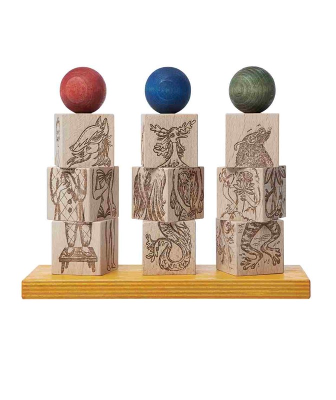 Układanka Obracanka Dreamland – Kolorowa Wooden Story