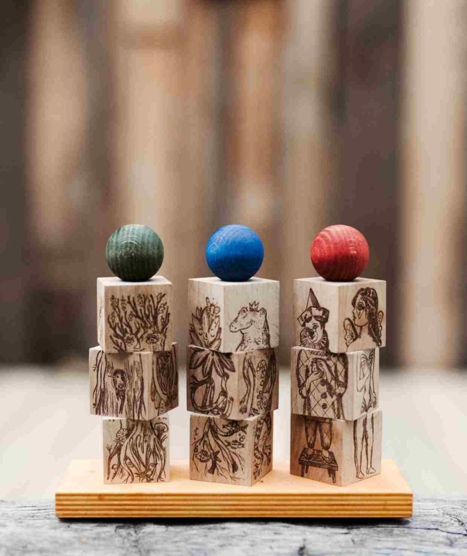 Układanka Obracanka Dreamland – Kolorowa Wooden Story