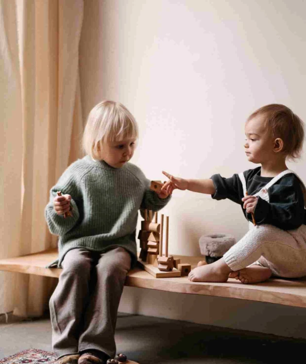 Drewniana Układanka Płotek – Naturalna Wooden Story