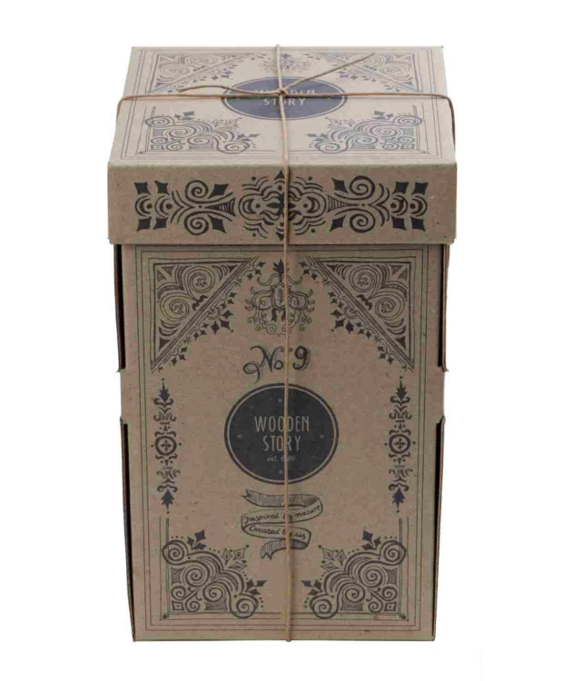 Drewniana Piramida Okrągła – Naturalna Wooden Story