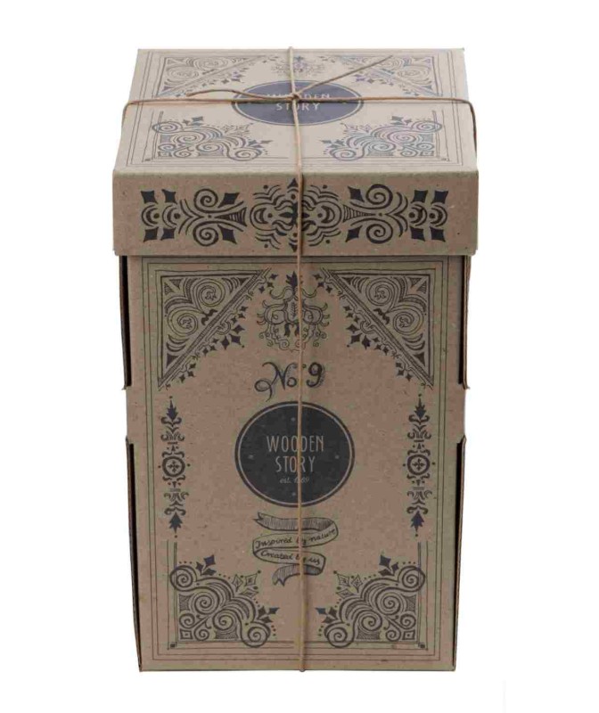 Drewniana Piramida Okrągła – Naturalna Wooden Story