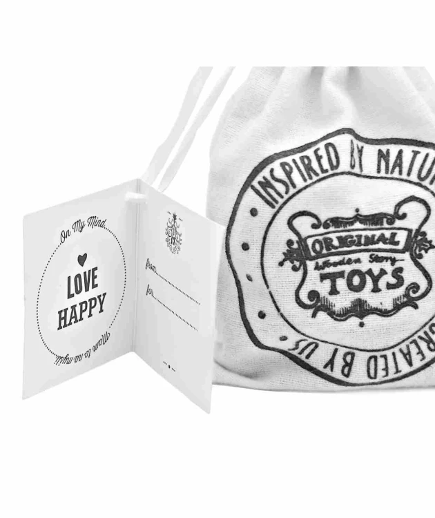Klocki Drewniane Mam to na Myśli… Happy, Love Wooden Story