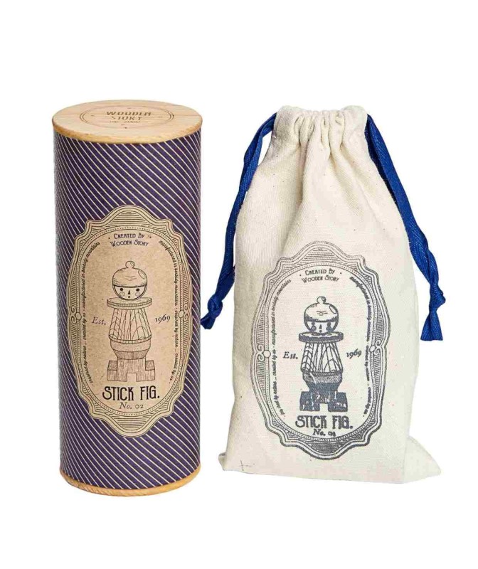 Układanka LALA Stick Fig No.02 – Kolorowa Wooden Story