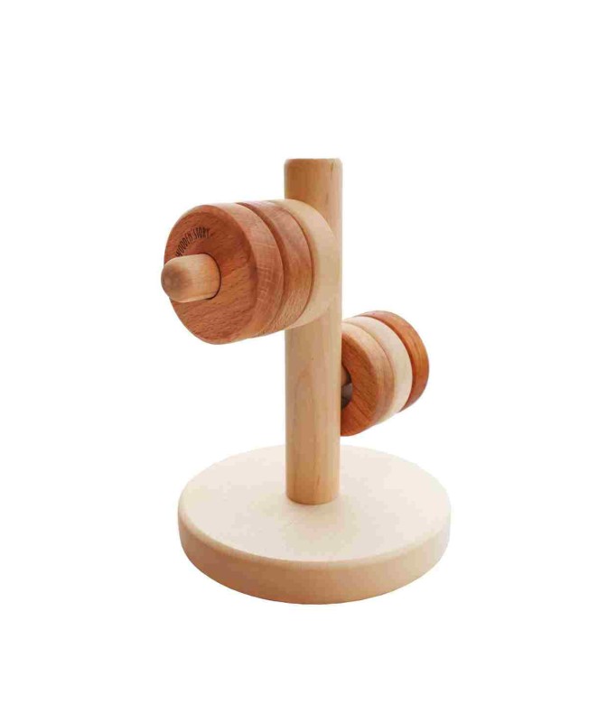 Drewniana Układanka Montessori Horyzontalna Wieża Wooden Story