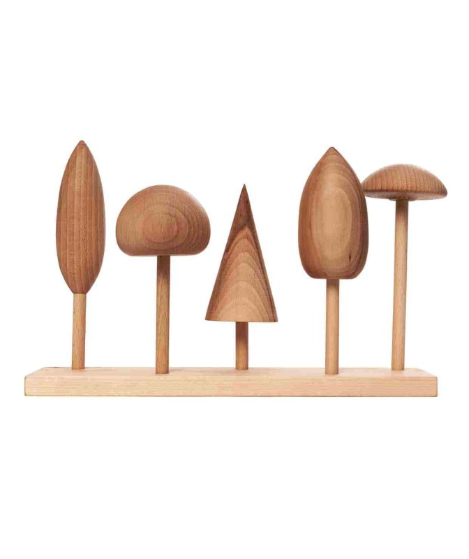 Drewniana Układanka Korony Drzew Wooden Story