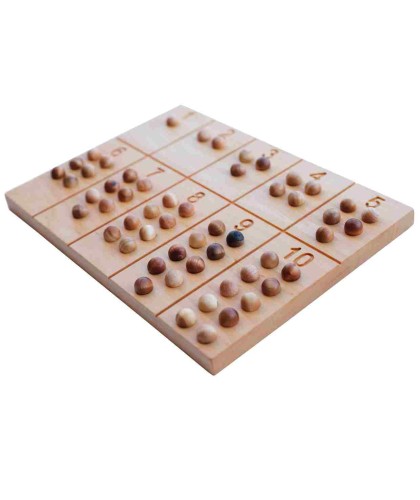 Drewniana Tablica Numeryczna Montessori Wooden Story