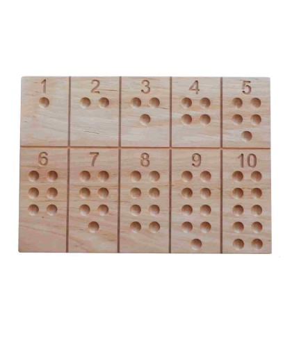 Drewniana Tablica Numeryczna Montessori Wooden Story
