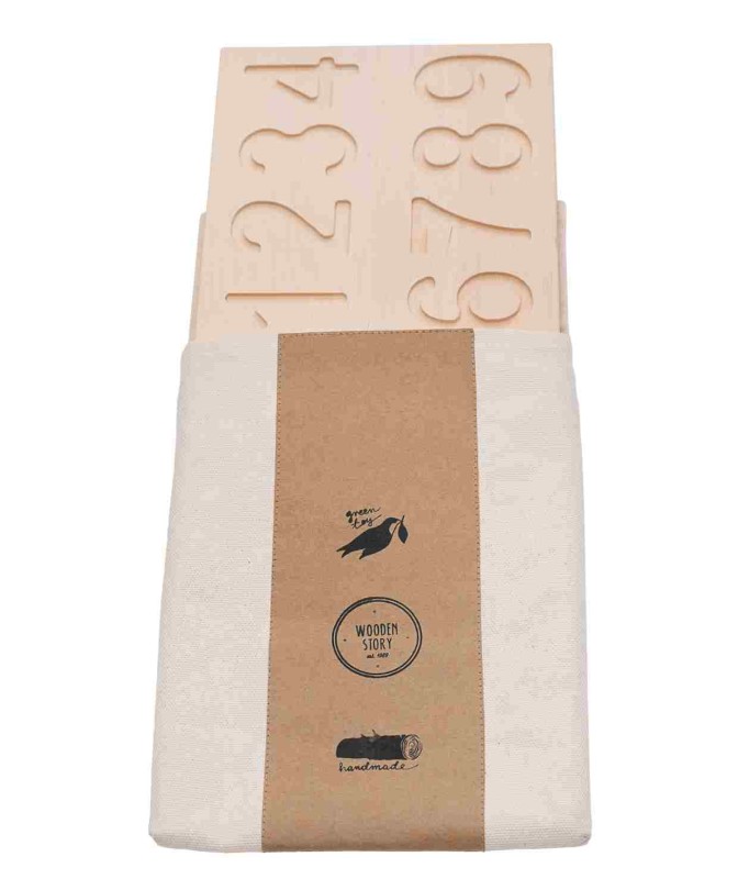 Drewniana Tablica Numeryczna Montessori Wooden Story