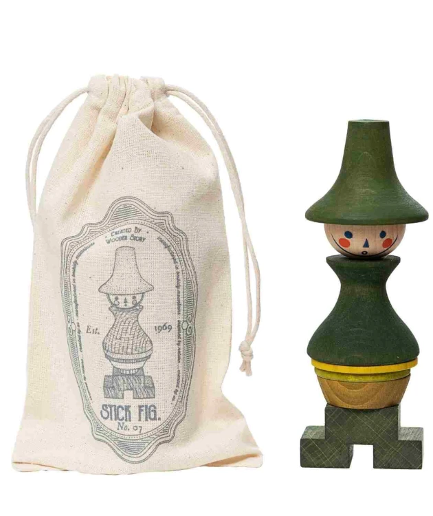 Układanka LALA Stick Fig No.07 – Kolorowa Wooden Story