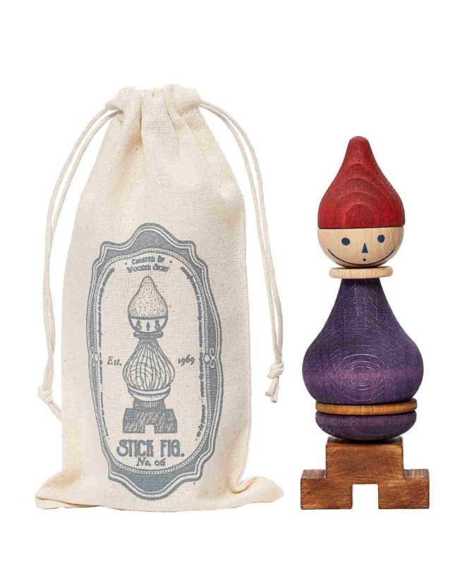 Układanka LALA Stick Fig No.06 – Kolorowa Wooden Story