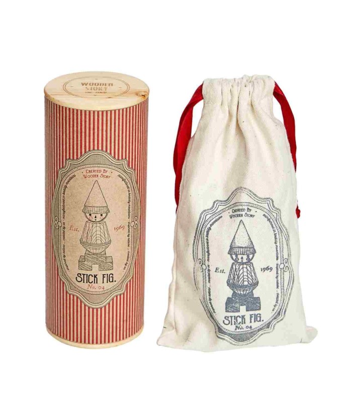Układanka LALA Stick Fig No.04 – Kolorowa Wooden Story