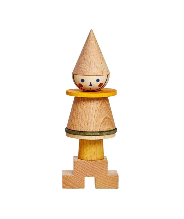 Układanka LALA Stick Fig No.01 – Kolorowa Wooden Story
