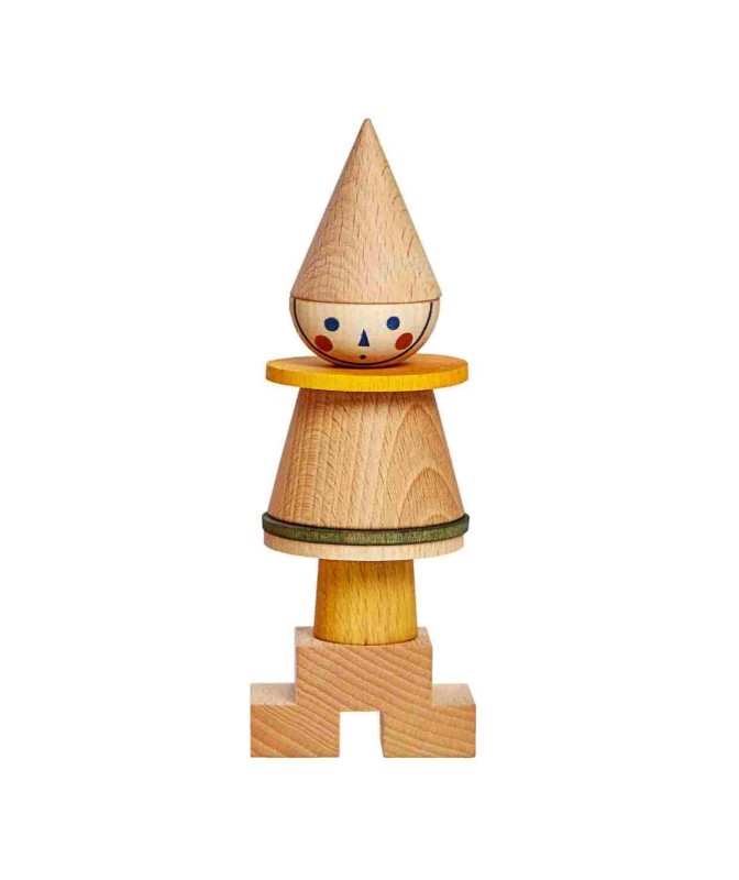 Układanka LALA Stick Fig No.01 – Kolorowa Wooden Story