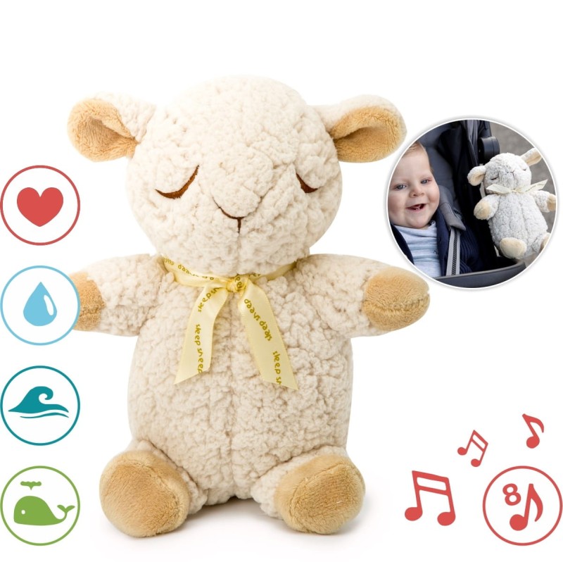 Szumiąca owieczka z pozytywką Sleep Sheep On The Go Cloud B