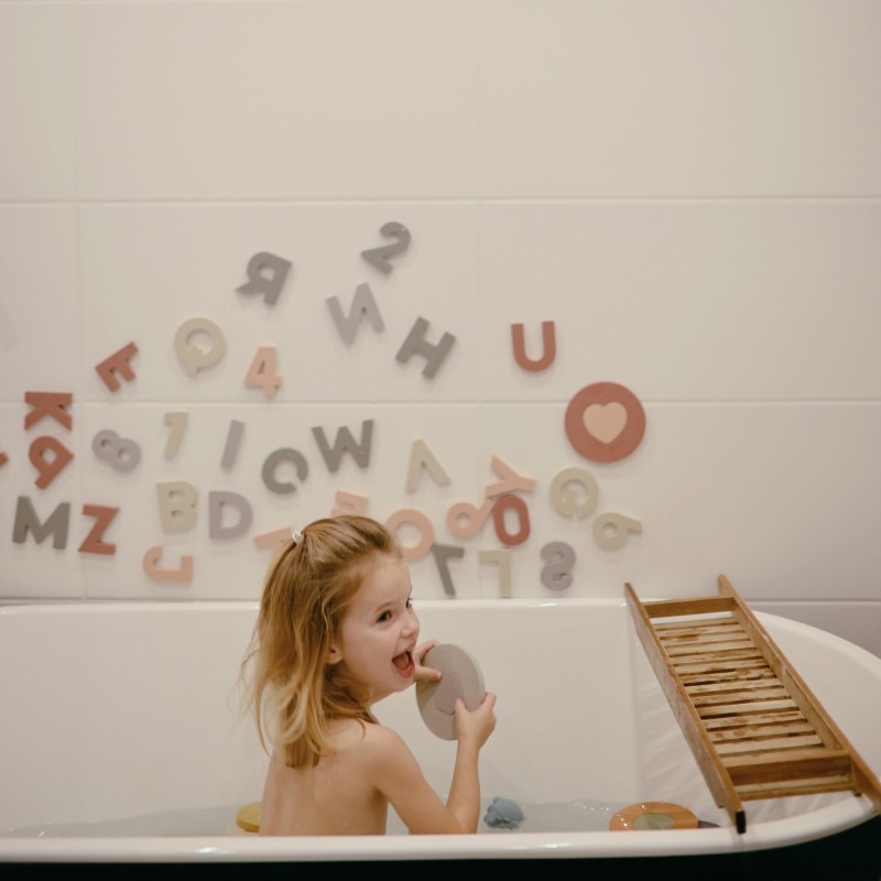 Piankowe Puzzle do Kąpieli Mushie
