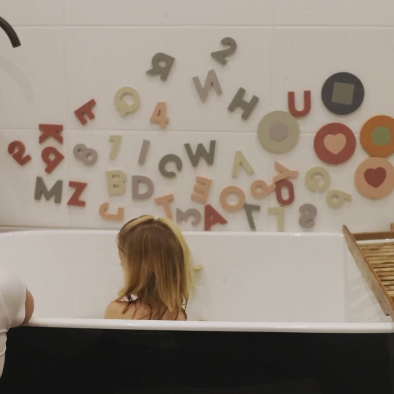 Piankowe Puzzle do Kąpieli Mushie