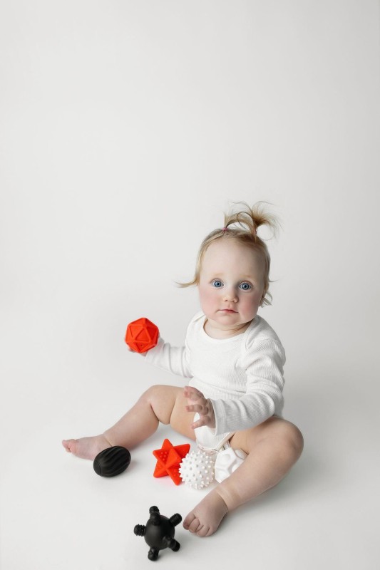 Piłeczki sensoryczne Sensorky Kontrastowe 0m+ 6 szt. Mom's Care