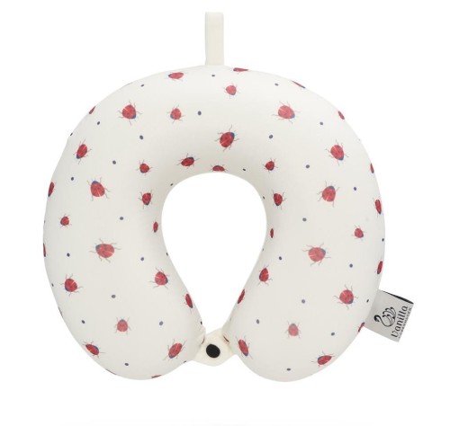 Poduszka podróżna rogal Travel Ladybug dla dzieci Vanilla Copenhagen